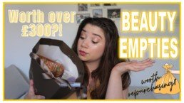 HUGE EMPTIES worth over £300... 20+ products...but would I repurchase them?! 2020 | Szannyside