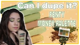 Can I Dupe It? - Fenty Money Palette // Look at all those gorgeous greens   | Szannyside