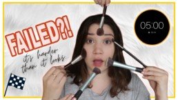 5 Minute Makeup Challenge 2020 / Have I failed this one?! So much harder than it looks | Szannyside